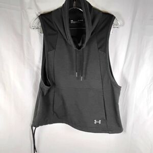Under Armor Sleeveless shirt, charcoal mens M